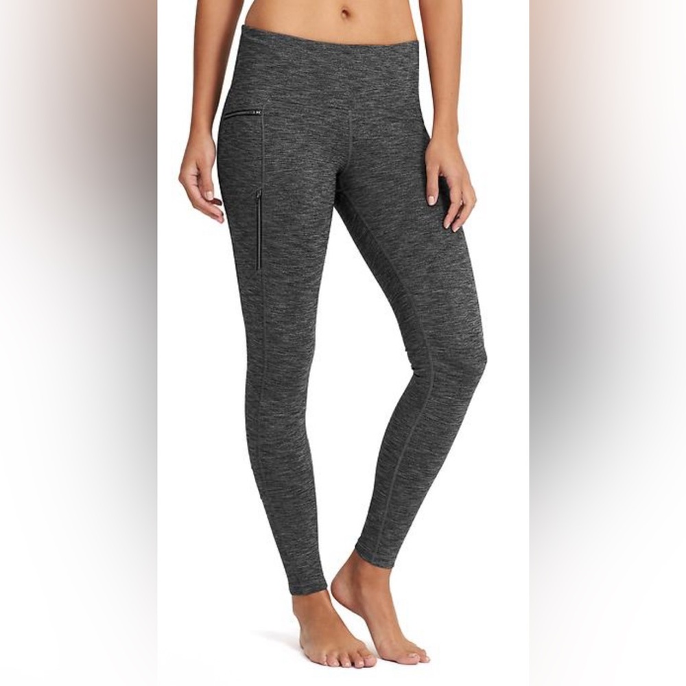 Athleta Women’s Grey Drifter Tight - Zip Side Pockets - Size M